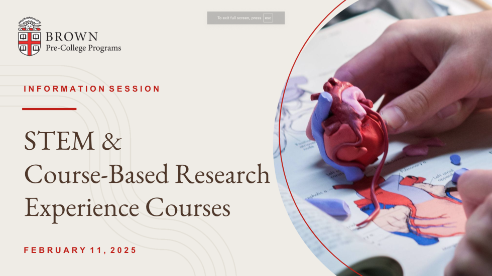 PreCollege Program Brown University